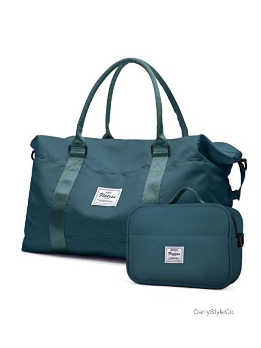 Travel Duffel Bag with Toiletry Bag, Carry-On Weekender Overnight Bag for Women